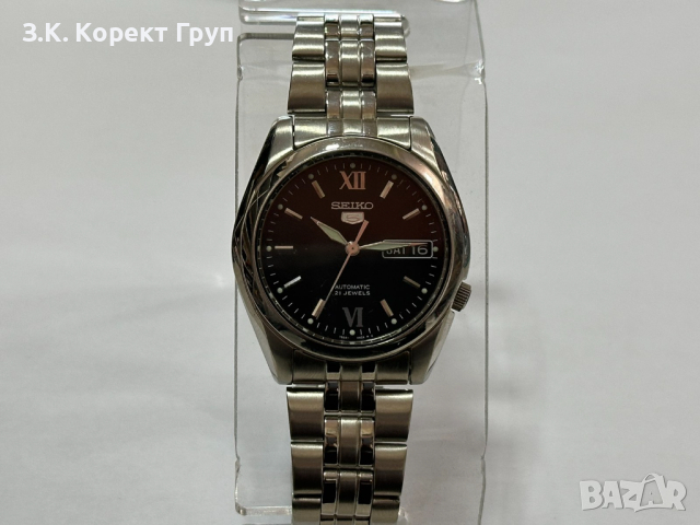 Мъжки часовник Seko 5 Automatic 21 Jewels, снимка 2 - Мъжки - 45008993