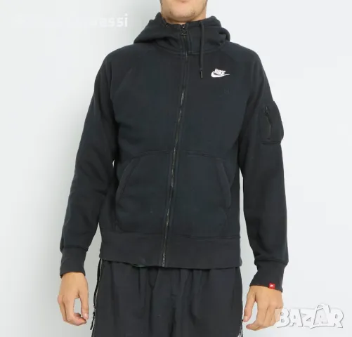 Nike Fleece Суичър мъжки Оригинален , снимка 2 - Спортни дрехи, екипи - 49198453