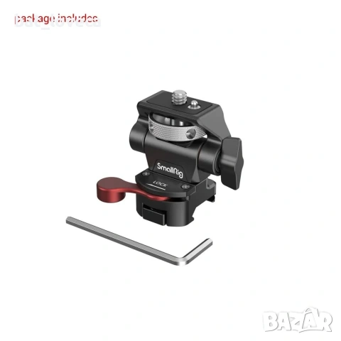 Въртяща се и регулируема по наклон стойка за монитор с НАТО скоба, снимка 6 - Чанти, стативи, аксесоари - 53713214