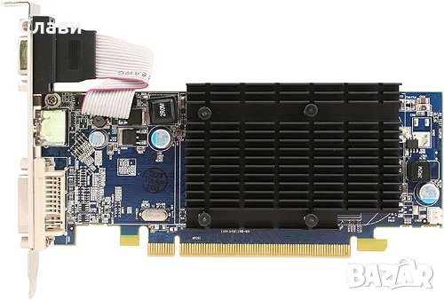 Видеокарта AMD Radeon Sapphire HD4350 512MB DDR2 DVI HDMI VGA PCI-Express, снимка 2 - Видеокарти - 39094646