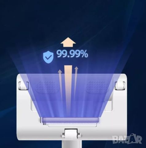Висококачествен уред за премахване на микроби с двойна, ултразвукова стерилизация. Убива до 99,9 про, снимка 1 - Прахосмукачки - 46718679