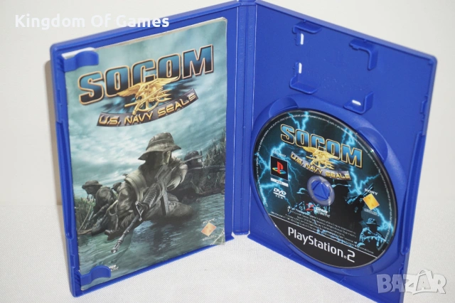 Игра SOCOM: US Navy SEALs за PS2 С Оригинална Кутия и Оригинален микрофон със слушалка, снимка 5 - Игри за PlayStation - 54099908