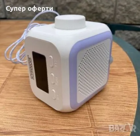 Малко радио с Bluetooth, аларма и осветление, снимка 3 - Радиокасетофони, транзистори - 49064103