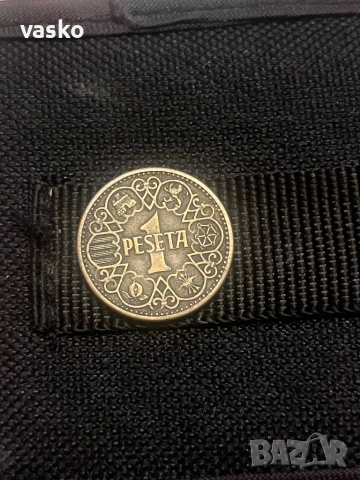 1 Песета 1941, снимка 2 - Нумизматика и бонистика - 52940092