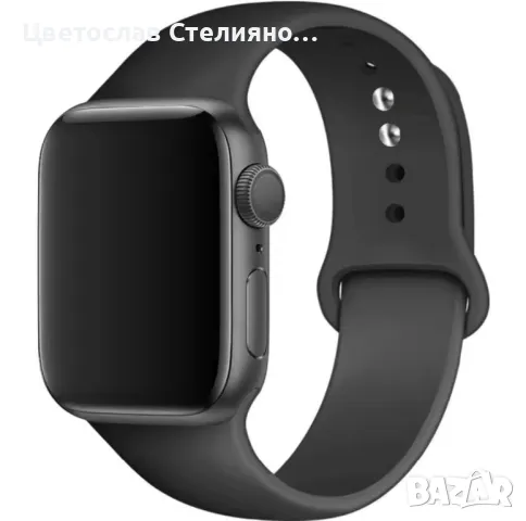 Силиконови каишки - Apple Watch 6, 7, 8, 9, SE - 42, 44, 45 мм., снимка 4 - Смарт гривни - 48928532