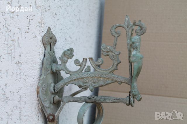 Масивна месингова камбанка за врата, снимка 11 - Антикварни и старинни предмети - 46399177