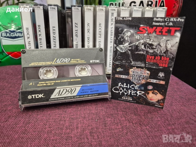 Хубави аудио касети TDK и MAXEL с готина рок музика + подарък, снимка 9 - Аудио касети - 54080518