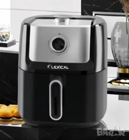 Фритюрник с горещ въздух Lexical Airfryer LAF-3040, снимка 5 - Фритюрници - 47231442