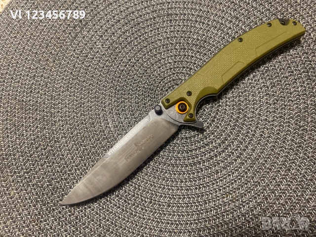 Тактически сгъваем нож EDC,  D2 ръкохватка -G10 ;118х228, снимка 8 - Ножове - 52367912