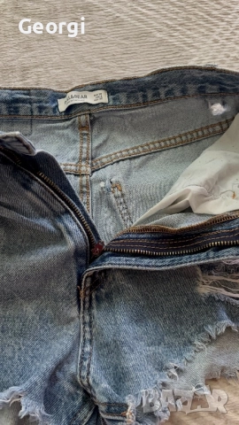 Дънкови къси панталони Pull&Bear, снимка 5 - Дънки - 51576571