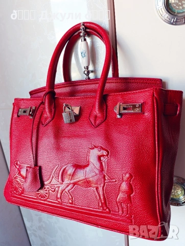 Дамска чанта Hermes Birkin Оригинал, снимка 2 - Чанти - 54292841