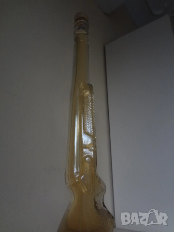 Сувенирна италианска бутилка с формата на пушка, снимка 3 - Антикварни и старинни предмети - 54116208