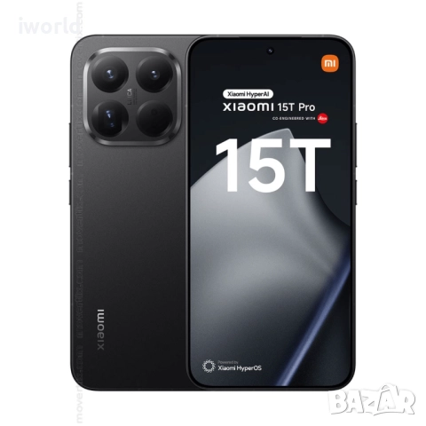 НОВ❗️ Xiaomi 15T PRO ❗️Лизинг от 40лв/м ❗️5G Black 12/256gb❗️ черен ❗️Гаранция❗️, снимка 2 - Xiaomi - 52720331