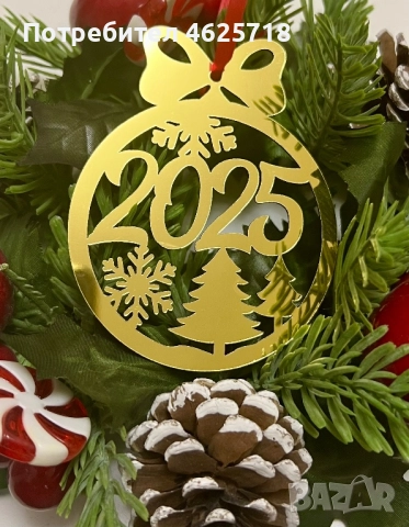 Коледна висулка с персонален надпис и държач за пари, снимка 16 - Декорация за дома - 52090666