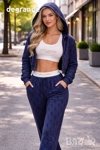 🍬🍬🍬Дамски Комплект YSL 3 части, снимка 4 - Спортни екипи - 54152455
