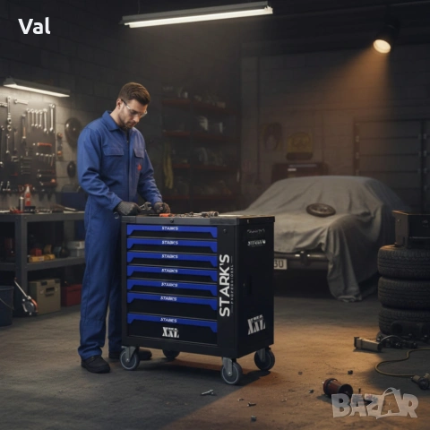 Професионална количка с инструменти 258 части – пълен набор за автосервизи и майстори, снимка 2 - Други инструменти - 53669981