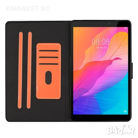 Huawei MediaPad T8 Wallet Кожен Калъф и Стилус, снимка 1 - Калъфи, кейсове - 47009942