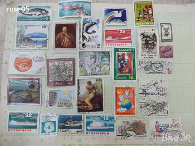Лот от 28 бр. пощенски марки, снимка 1 - Филателия - 46432828