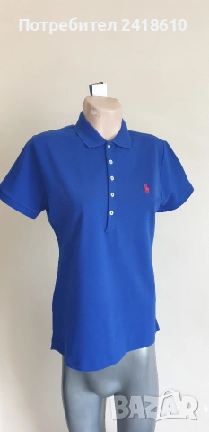 POLO Ralph Lauren Pique Cotton Slim Fit Size L НОВО! ОРИГИНАЛ! Дамска Tениска!, снимка 14 - Тениски - 53950059
