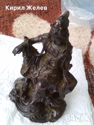 Бронзова фигурка на гуанин 54425, снимка 11 - Колекции - 54179849