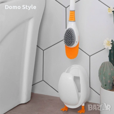 Четка за тоалетна стил пате с поставка със забавен дизайн , снимка 3 - Други - 53284655