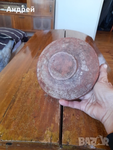 Стара керамична паница #17, снимка 6 - Други ценни предмети - 52850933