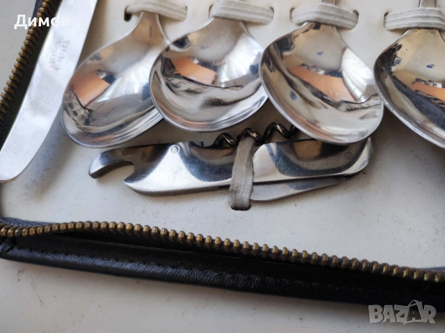 Туристически комплект прибори 1300 години България, снимка 4 - Антикварни и старинни предмети - 54036679