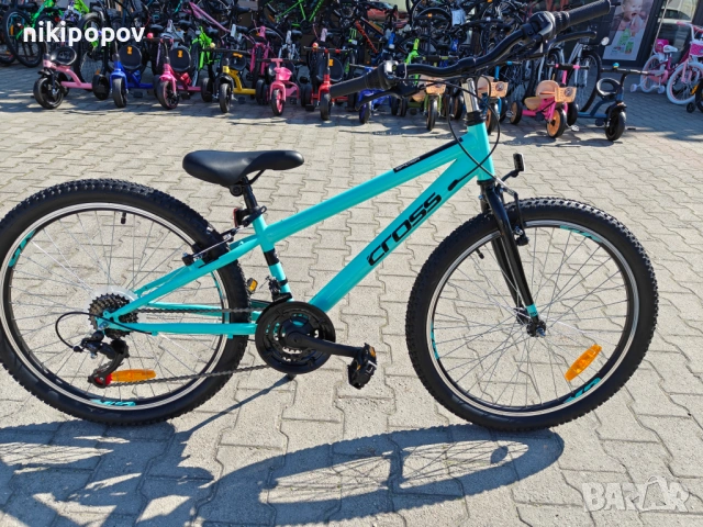CROSS Велосипед 24" SPIDER син, снимка 2 - Велосипеди - 53830756