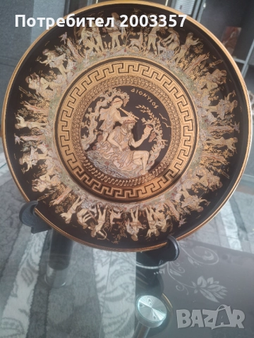 Декоративна чиния с 24к злато