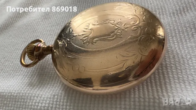 Джобен Часовник WALTHAM GRADE 645 16s, снимка 4 - Антикварни и старинни предмети - 48437866