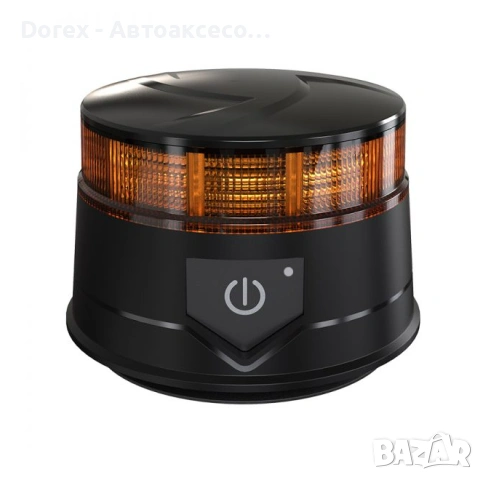 LED Сигнална лампа маяк с дистанционно 12V-24V 14W/24W – магнит, вендуза, E9 E-Mark блиц буркан