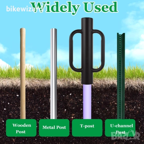 Чук за забиване на колове / стълбове 7.8 см. диаметър НОВ, снимка 3 - Градински инструменти - 52697899