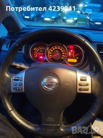 Нисан Тиида ц 11, снимка 5 - Автомобили и джипове - 54195461