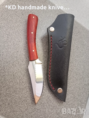 Ръчно изработен малък ловен нож "некерче" от марка KD handmade knives ловни ножове, снимка 2 - Ножове - 52295775