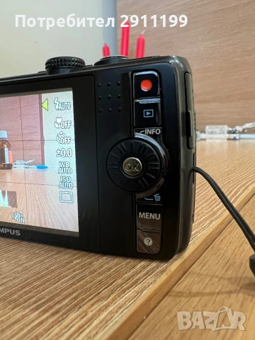 Фотоапарат Olympus 16 Mp Full HD с подаръци, снимка 6 - Фотоапарати - 53869424