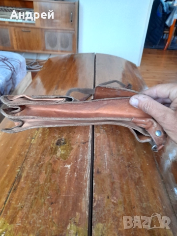 Стара кожена чанта #17, снимка 3 - Други ценни предмети - 52123349