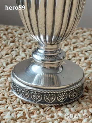 Прекрасни сребърни солнички Франция средата на 19 век. Сребро 800-328 гр., снимка 5 - Аксесоари за кухня - 45371781