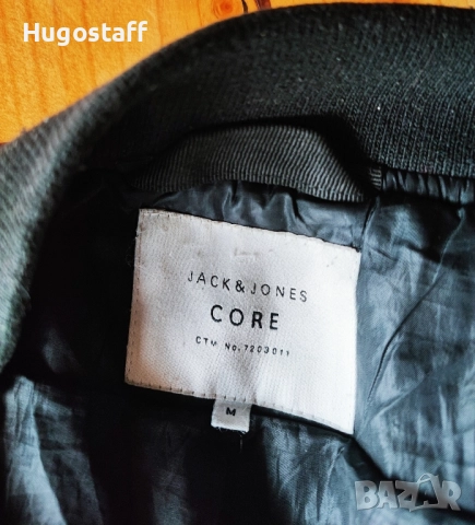 Мъжко яке Jack & Jones Core Bomber, класическо, за всички сезони М, снимка 3 - Якета - 52465249