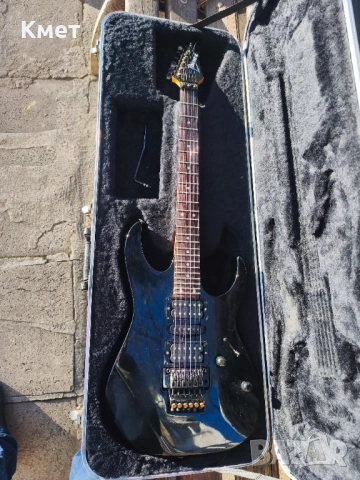 Ibanez RG570 с адаптери DiMarzio и куфар. Японска (FujiGen) електрическа китара