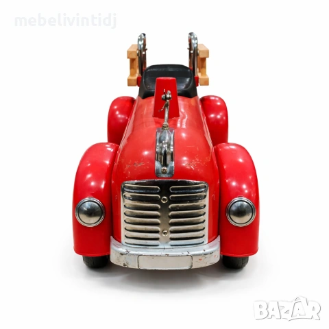 Ретро метална детска кола за яздене, снимка 3 - Антикварни и старинни предмети - 53788427