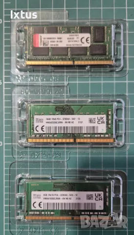 16 / 8 GB. RAM DDR 4,  3200 MHZ,  за лаптоп, sodim, снимка 4 - RAM памет - 47094372