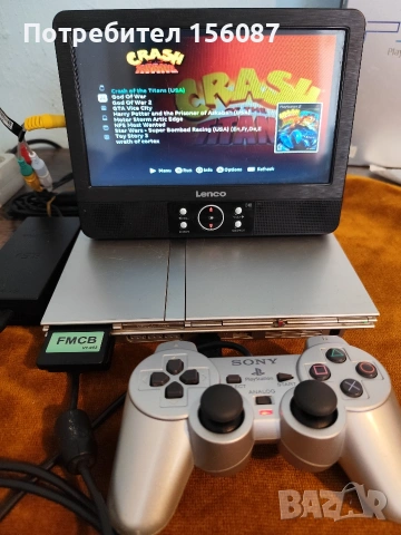 PS2 slim Silver хакнат USB игр, снимка 5 - PlayStation конзоли - 53672498