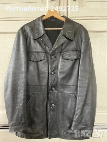 Различни мъжки якета кожено, кафяви черни  естествена кожа, снимка 3 - Якета - 43089354