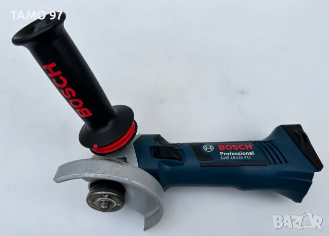 BOSCH GWS 18-125 V-Li - Акумулаторен ъглошлайф 18V като нов!, снимка 1 - Други инструменти - 46698373