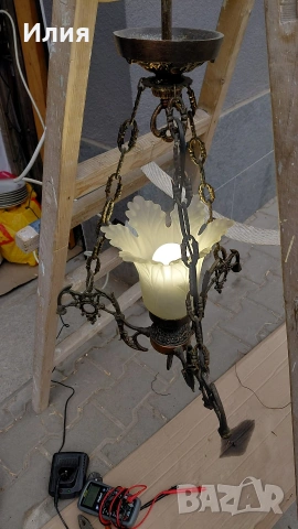 Полилей месинг 1 бр , снимка 2 - Полилеи - 53727316