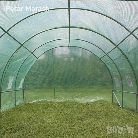 Тунелна Оранжерия 300×200×200см Парник със стоманена конструкция и UV защита, снимка 2 - Оранжерии - 51652172