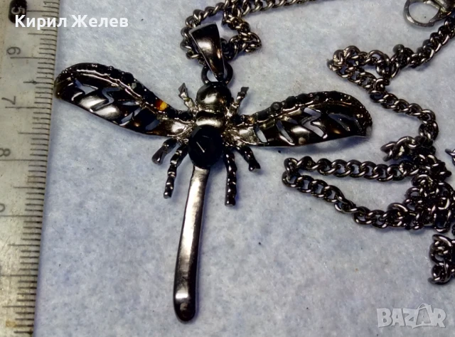 НИКЕЛИРАН ФЕШЪН АРТ ФИГУРАЛЕН МЕДАЛЬОН ВОДНО КОНЧЕ с ДЪЛГА СТОМАНЕНА ВЕРИЖКА 11729, снимка 9 - Колиета, медальони, синджири - 51279699