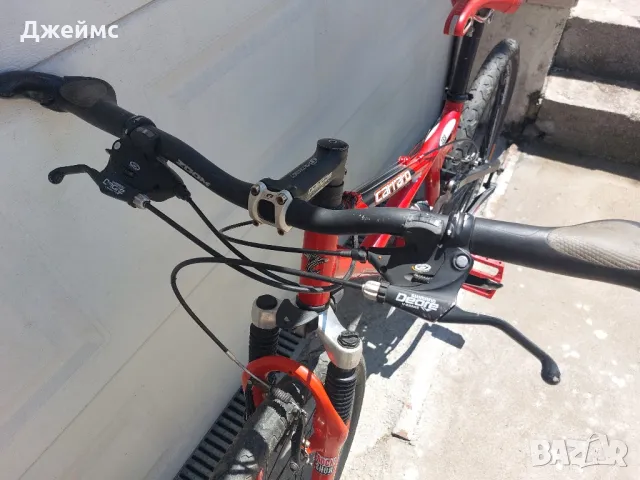  Планински алуминиев велосипед CARRARO , снимка 7 - Велосипеди - 50296030