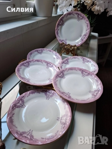 IZIDA Комплект 6бр Чинии, снимка 5 - Антикварни и старинни предмети - 52861043