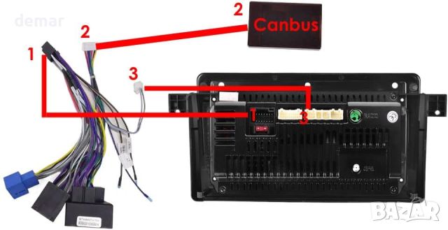 CAMECHO 2G+64G Android 13 Car Stereo за BMW E46 3 Series (1998-2006), снимка 7 - Аксесоари и консумативи - 46274593